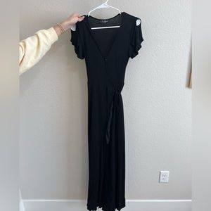 Lulu’s Maxi Wrap Tie Dress